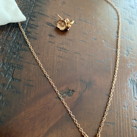 Coach Women's Signature Stone Tea
Rose 3-Piece Jewelry Set necklace earrings BN - Picture 9 of 11